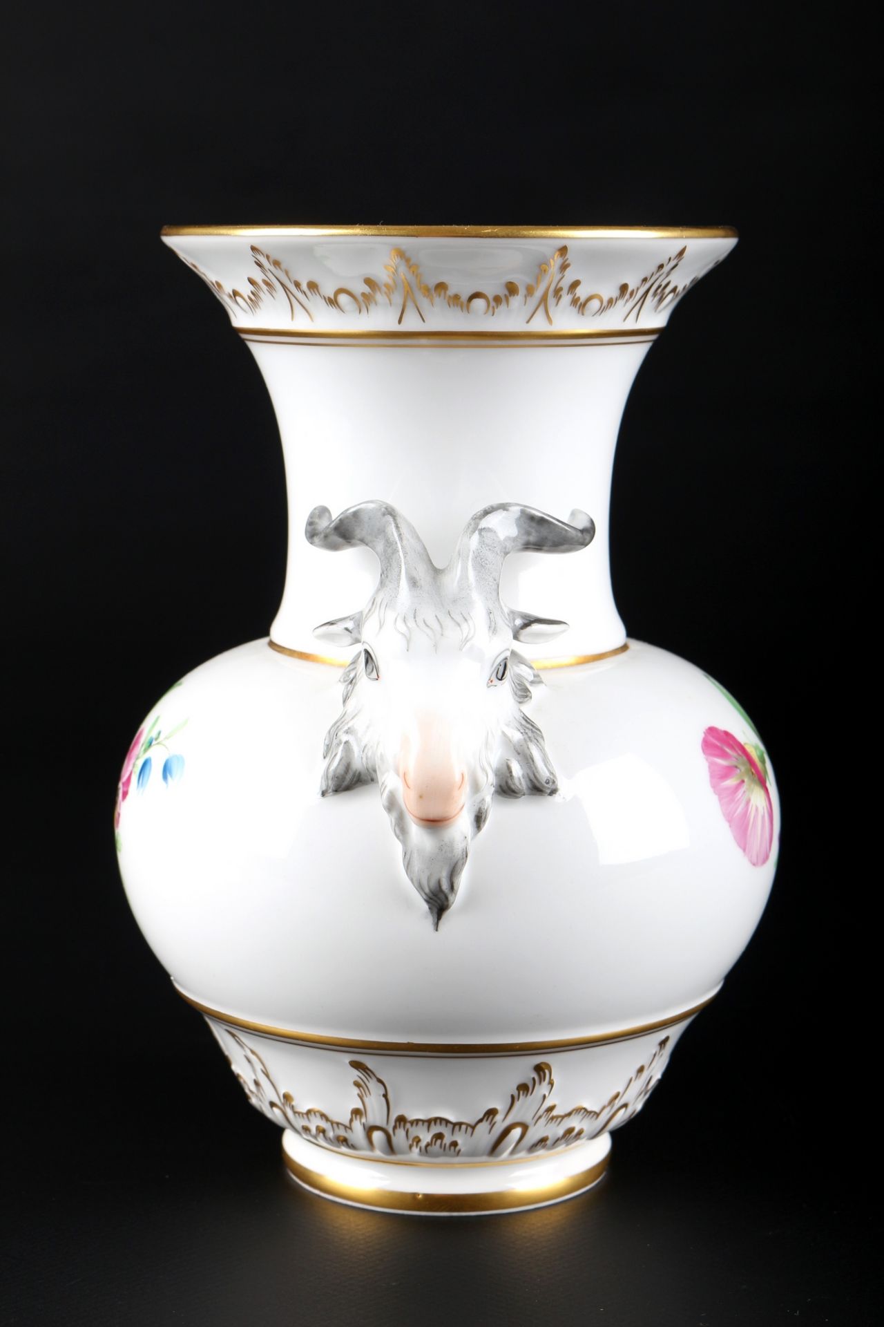 KPM Berlin Widderkopfvase, ram head vase, - Image 2 of 5