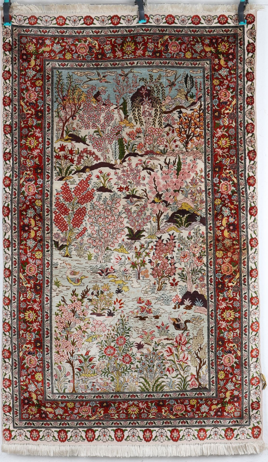 Seidenteppich Hereke, turkish silk carpet,