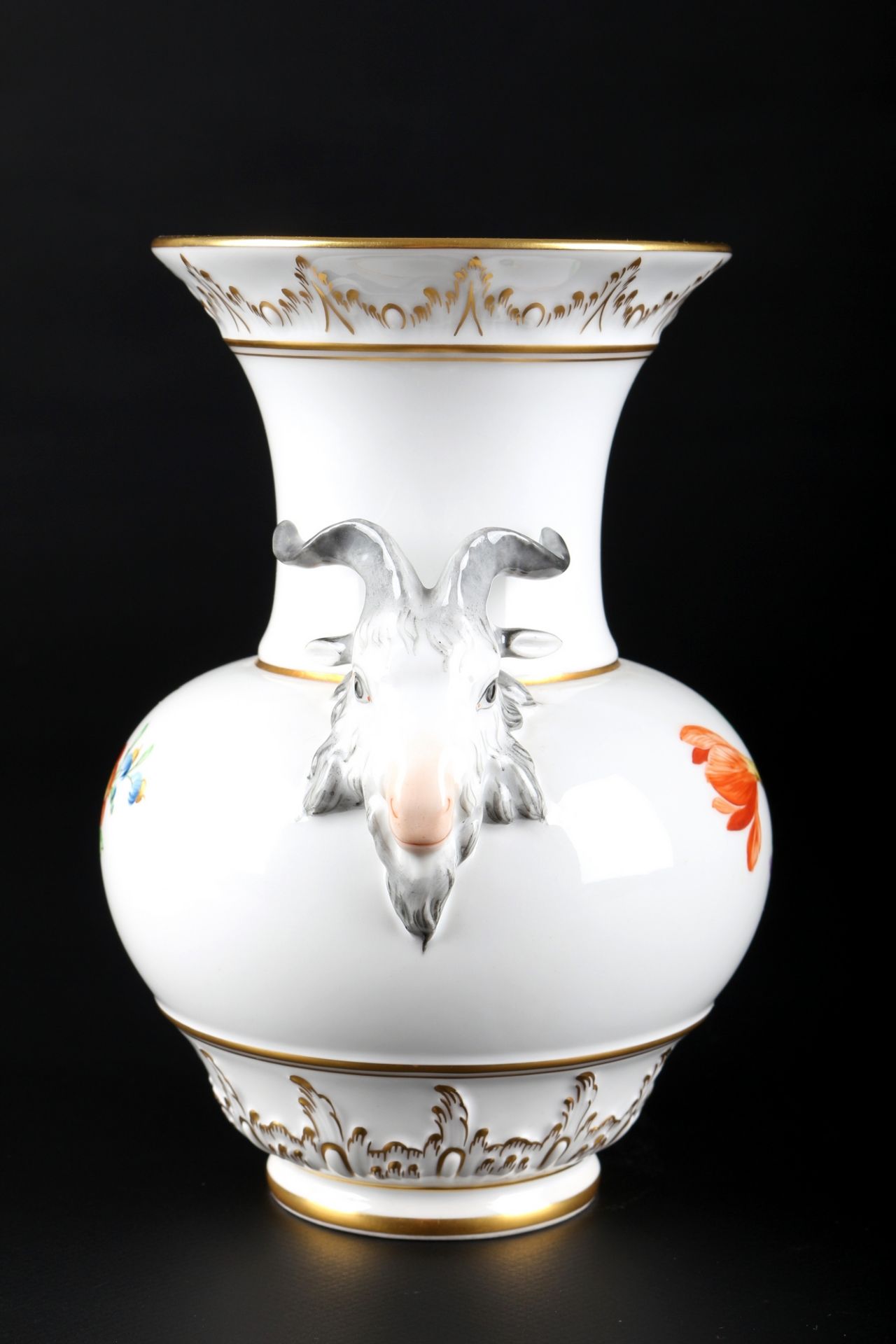 KPM Berlin Widderkopfvase, ram head vase, - Image 4 of 5