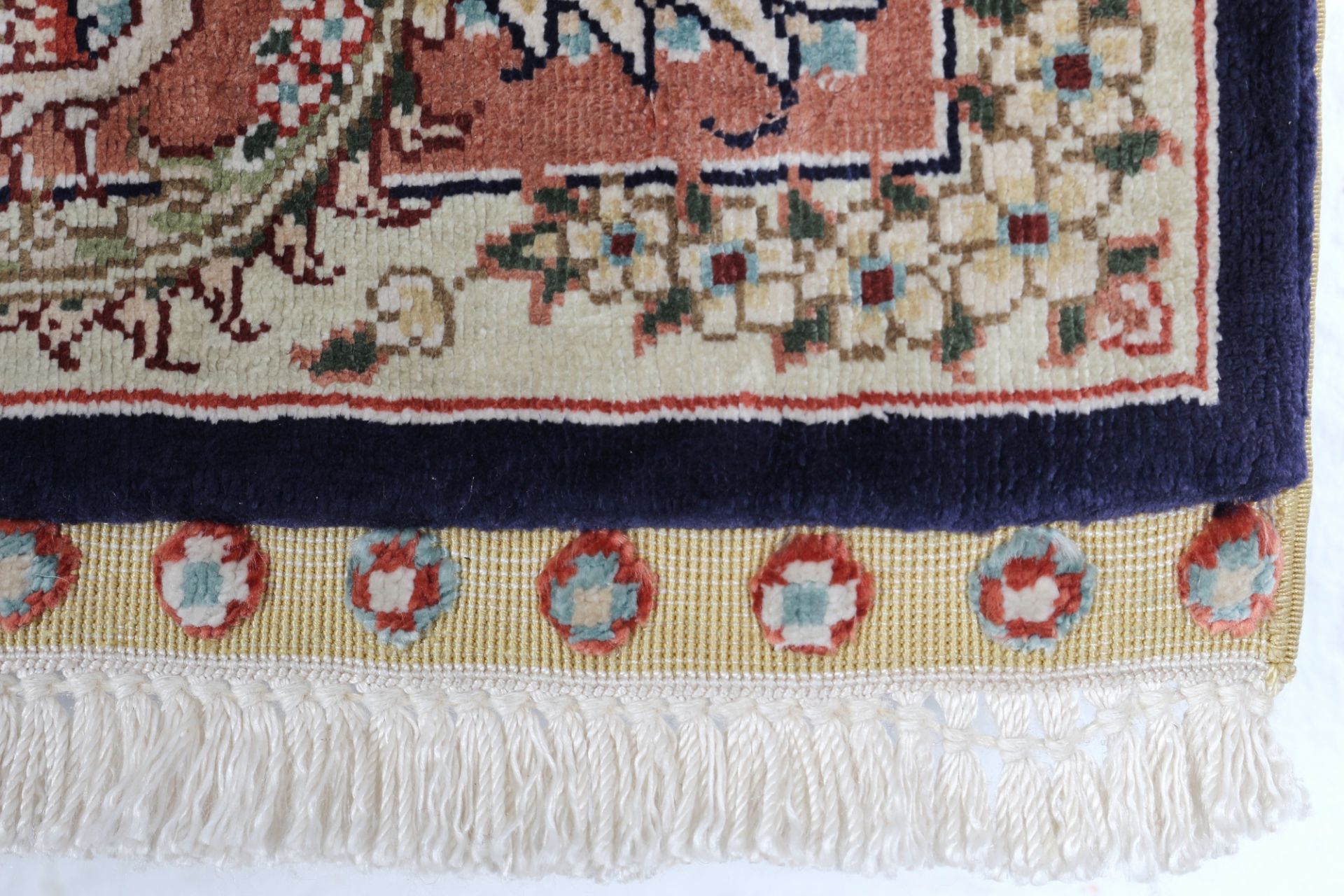 Seidenteppich Hereke, turkish silk carpet, - Image 2 of 5