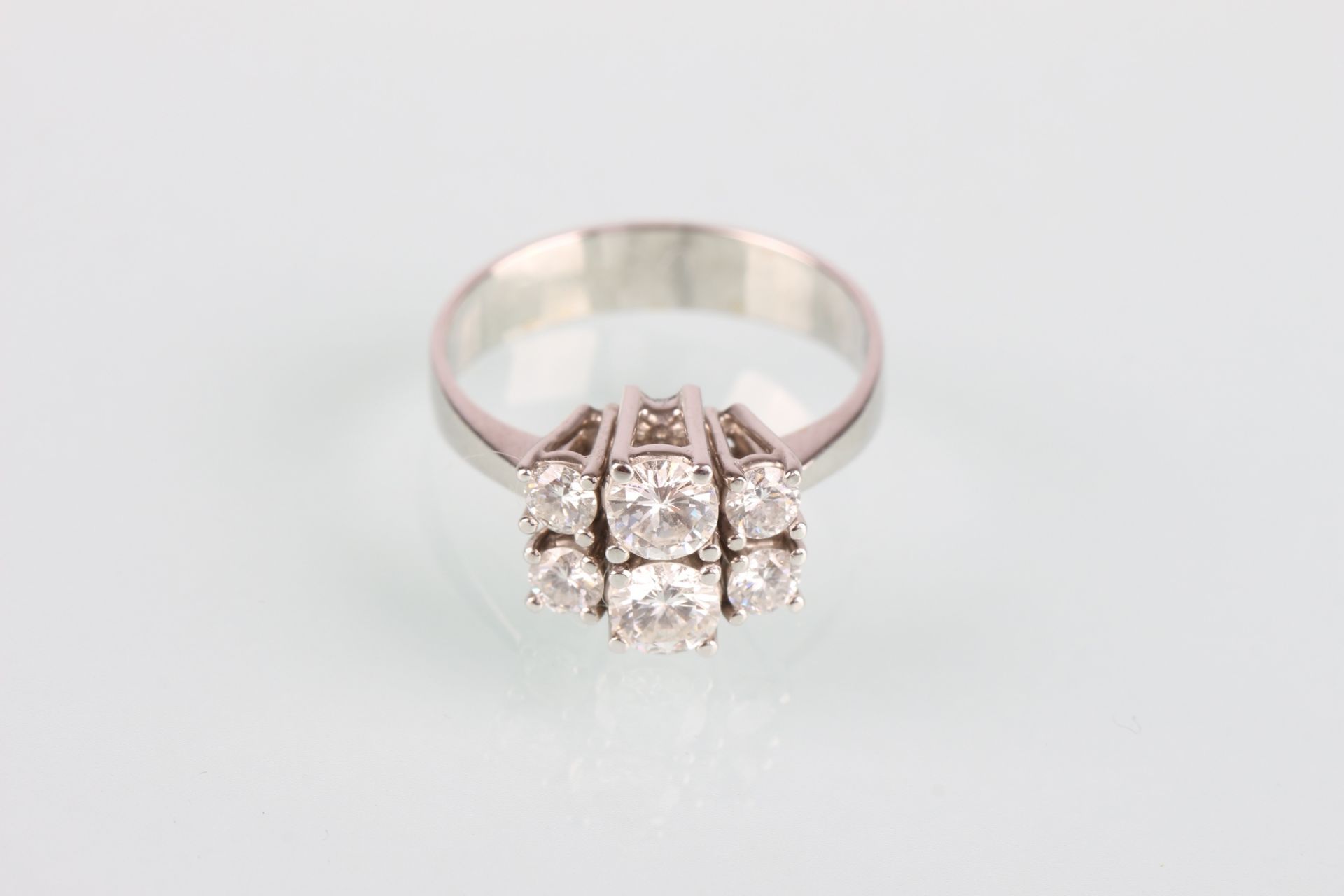 750 Gold Diamantring 0.75ct IF, 18K diamond gold ring, - Image 7 of 7