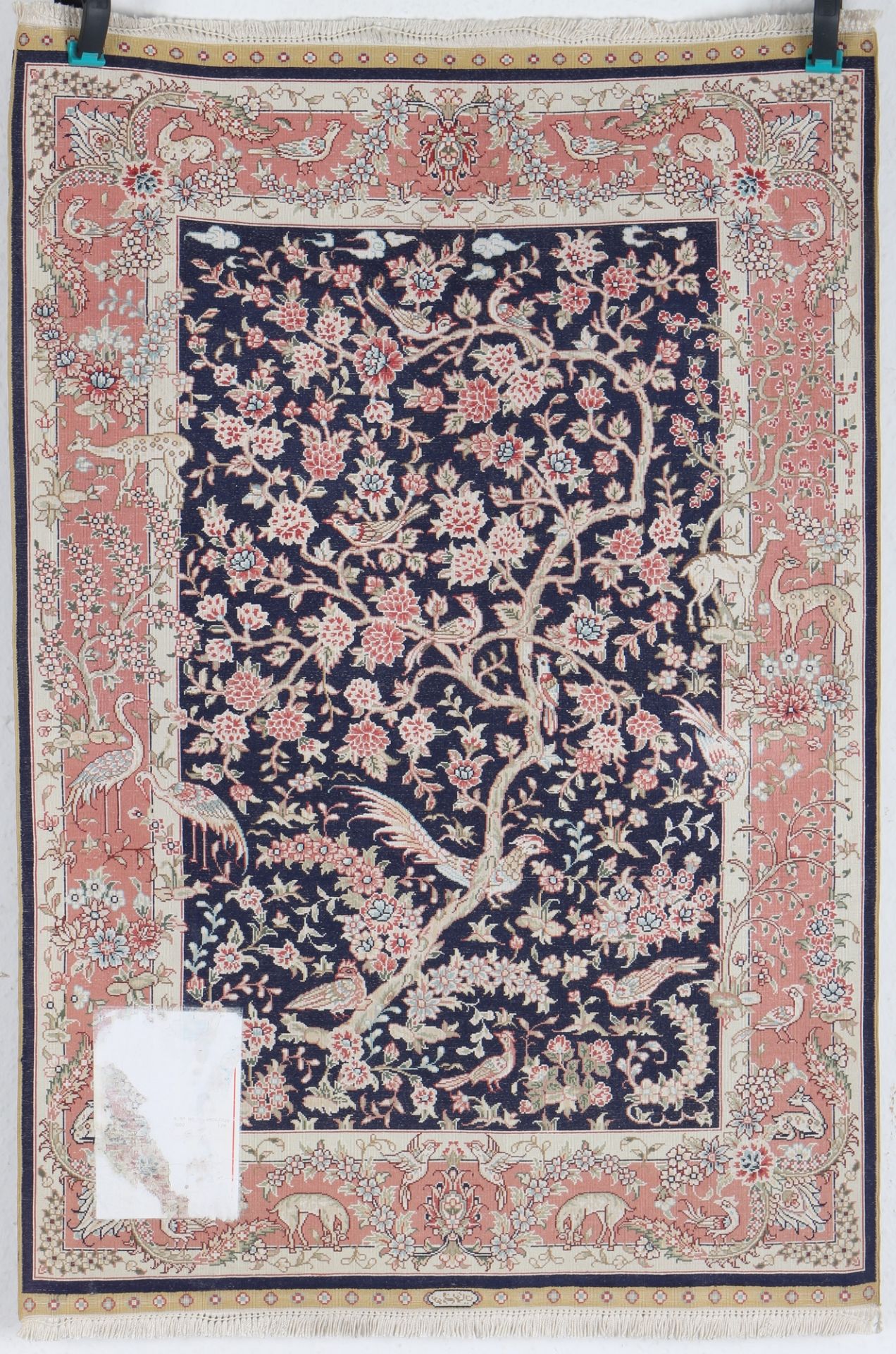 Seidenteppich Hereke, turkish silk carpet, - Image 5 of 5