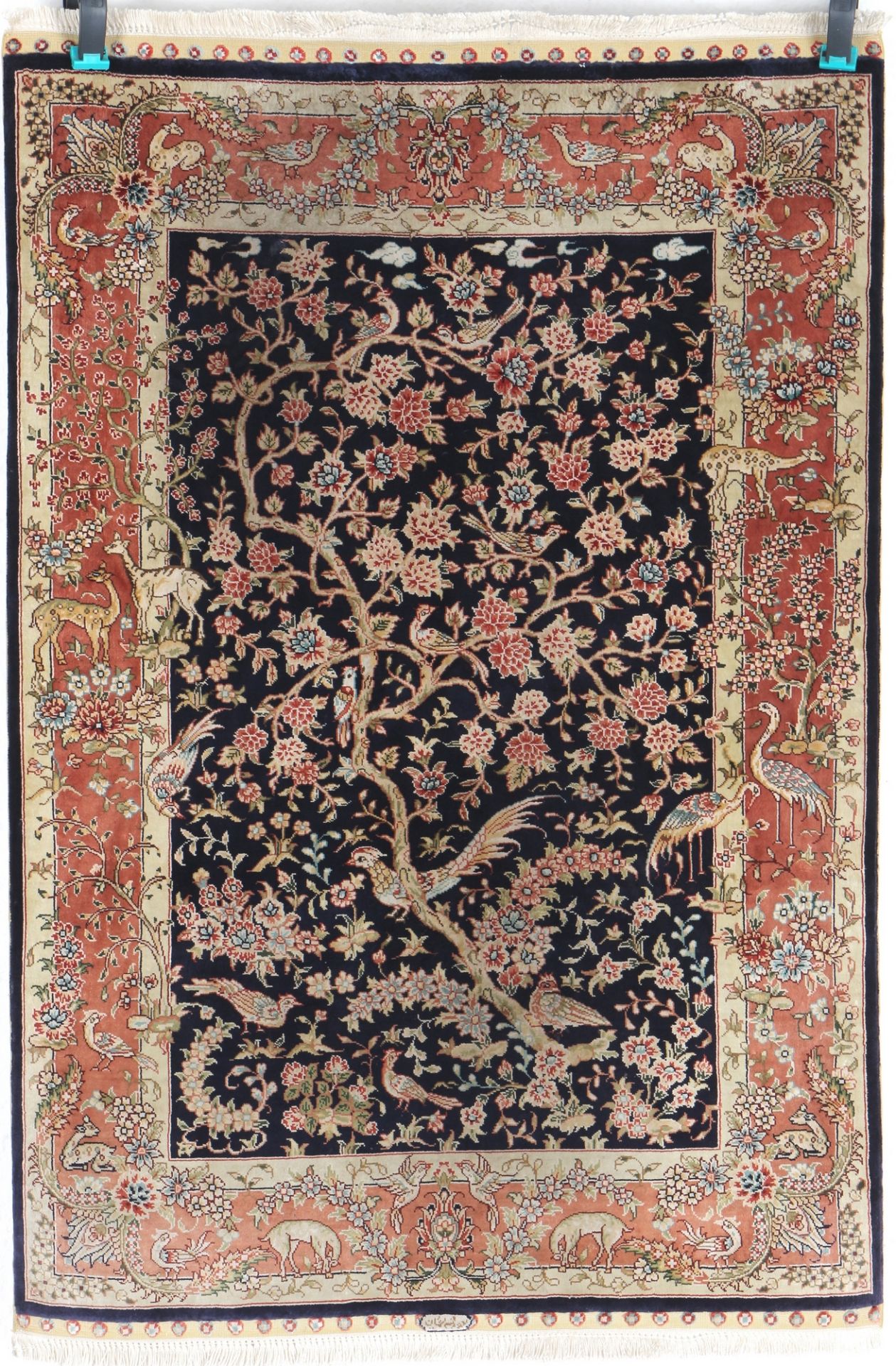 Seidenteppich Hereke, turkish silk carpet,