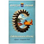 Advertising Poster Gavle Sweden 500 Years