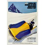 Sport Poster Bobsleigh World Cup Kappa Aosta Italy