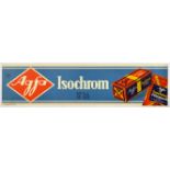 Advertising Poster Agfa Isochrom Photo Film Art Deco