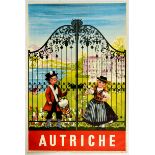 Travel Poster Austria Autriche Austrian Dolls