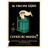 Propaganda Poster Clean City Poland