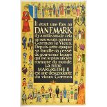 Travel Poster Denmark Kingdom Margrethe II