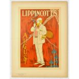 Advertising Poster Lippincotts August Maitres de Laffiche Tennis