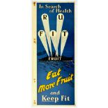 Advertising Poster Fitness Searchlight Navy Ship Fruit