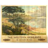 Travel Poster Scotland Western Highlands British Railways