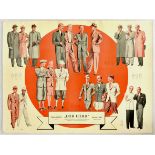 Advertising Poster Men Fashion Germany WWII