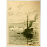 Advertising Poster Morocco Istanbul Ship ?Antoine Barbier?