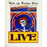 Advertising Poster Grateful Dead Live Album