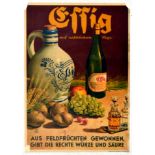 Advertising Poster Organic Natural Vinegar German Effig