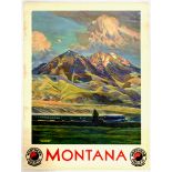 Travel Poster Montana Northern Pacific Railway