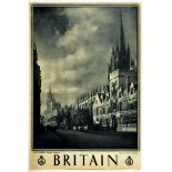 Travel Poster Britain Oxford High Street