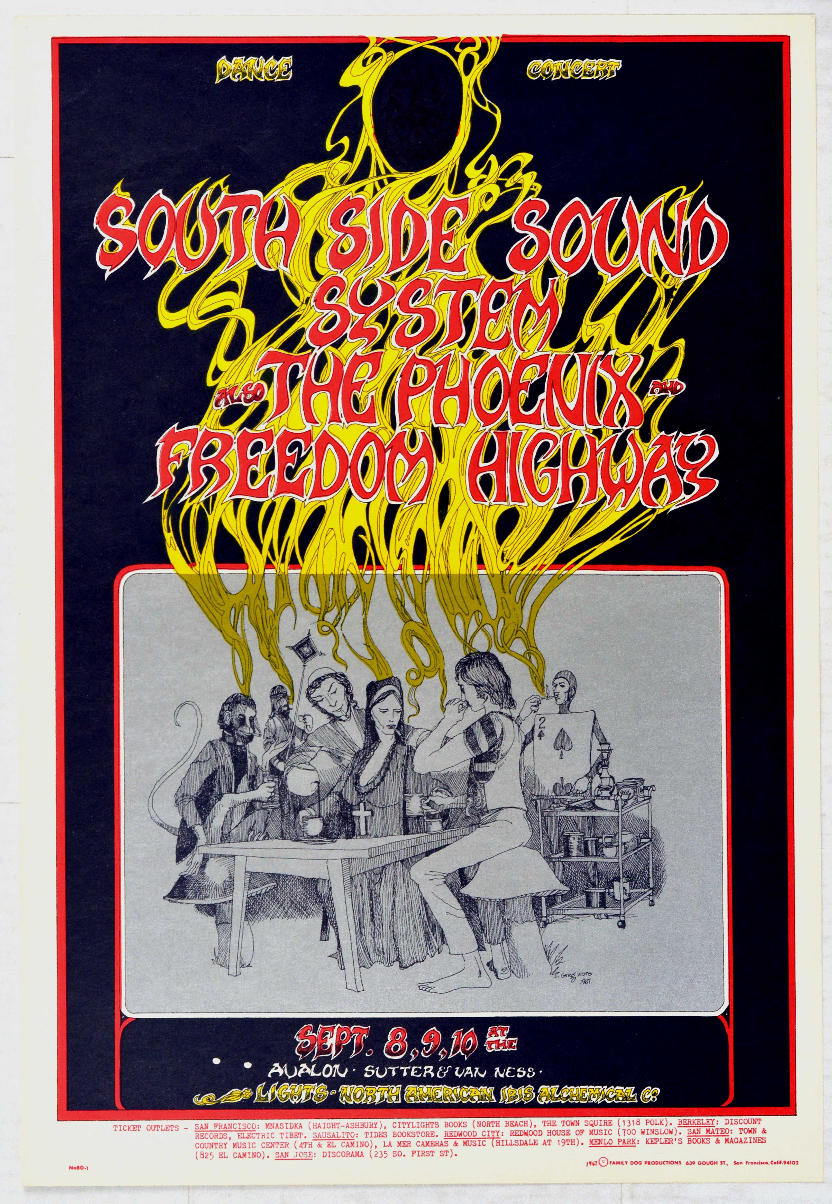 Rock Concert Poster South Side Sound System
