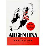 Advertising Poster Argentina Opera Museum Exhibition