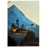 Sport Poster Damuls Vorarlberg Skiing Austria