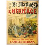 Advertising Poster Le Matin Book Publisher Heritage