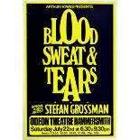 Advertising Poster Blood Sweat and Tears Odean Hammersmith London