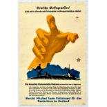 Propaganda Poster German Comrades Abroad Nazi Big Brother