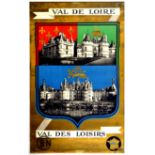 Travel Poster Loire Valley France SNCF Railway
