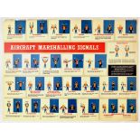 Propaganda Poster Aircraft Marshalling Signals GB Royal Air Force