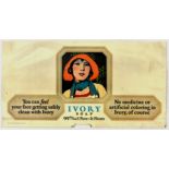 Advertising Poster Ivory Soap Art Deco Proctor and Gamble