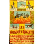 Advertising Poster The Djiguite Cossacks Show