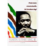 Propaganda Poster Martin Luther King Jr From Every Mountainside