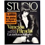 Advertising Poster Studio Magazine Vanessa Paradis