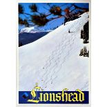 Sport Poster Lionshead Vail Ski Colorado USA