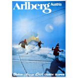 Sport Poster Ski Arlberg Austria Lech Stuben Zurs St Anton St Christoph