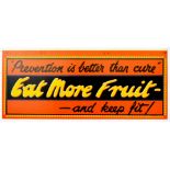 Advertising Poster Eat More Fruit Disease Prevention