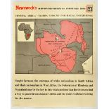 Propaganda Poster Newsweek Central Africa Rhodesia Nysaland