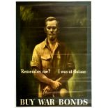 Propaganda Poster US War Bonds Bataan WWII