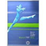 Sport Poster Munich Olympics 1972 Gymnastics