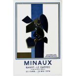 Advertising Poster Minaux Watercolours Lithographs Mourlot