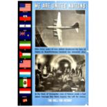 War Poster United Nations WWII Japan Bataan