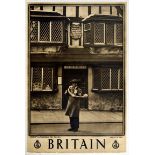 Travel Poster Britain Ripon Sounding the Curfew