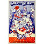 Rock Concert Poster Saloon Slalom Harvest Moon Squaw Valley Ski Resort