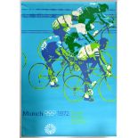 Sport Poster Munich Olympics 1972 Track Cycling