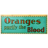 Advertising Poster Oranges Purify the Blood Art Deco