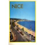 Travel Poster Nice France French Riviera