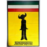 Advertising Poster Jamiroquai Travelling Without Moving Ferrari