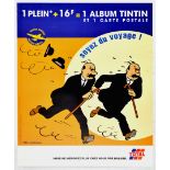 Advertising Poster Total Tintin Thomson Herge