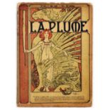 Advertising Poster La Plume Magazine Alphonse Mucha